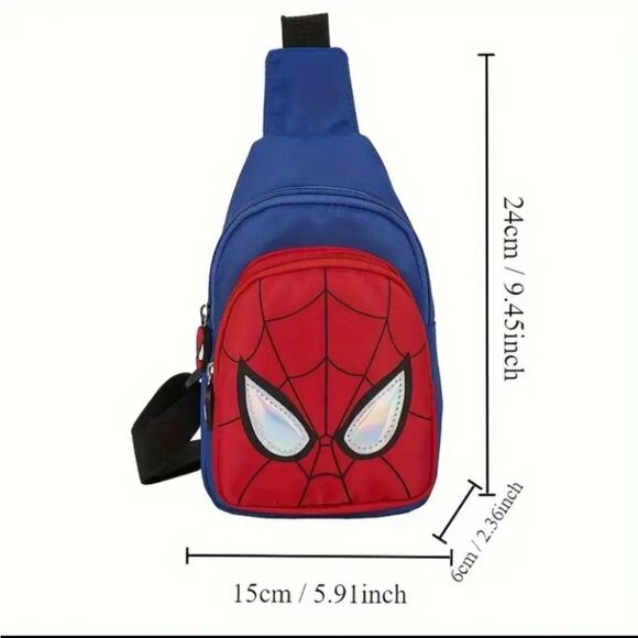 Marvel SpiderMan Mini Sling Bookbag/Backpack - Picture 2 of 6